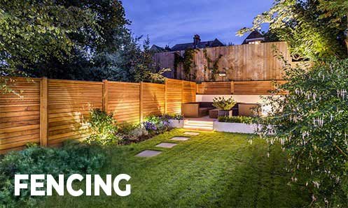 Custom horizontal wood privacy fence installation for a residential coastal home in Del Mar, CA